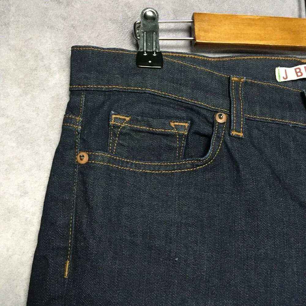 J Brand Womens Skinny Leg Pure Blue Jeans size 31 Dark Wash Stretch Denim Pants - Picture 10 of 15